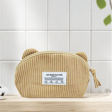 Charger l'image dans la galerie, Trousse Doudou en velours cotelé pour les essentiels de bébé!