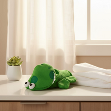 Laden Sie das Bild in den Galerie-Viewer, Gant de toilette Marionnette Monsieur Croco en 100% coton doux!