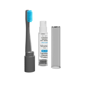 Lot de 3 Brosse à dents et dentifrice 2 en 1 Néonov